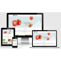 ASP蔬菜瓜果农产品类企业展示类网站源码自适应多端农产品企业网站源码包安装