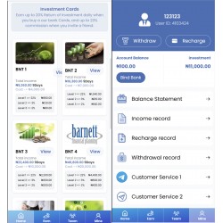 外贸版生物投资理财系统源码/支持分销返佣/拉新/自定义产品等功能/前后端全英文